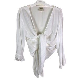 White Crop Top Size M (GOOD CONDITION )